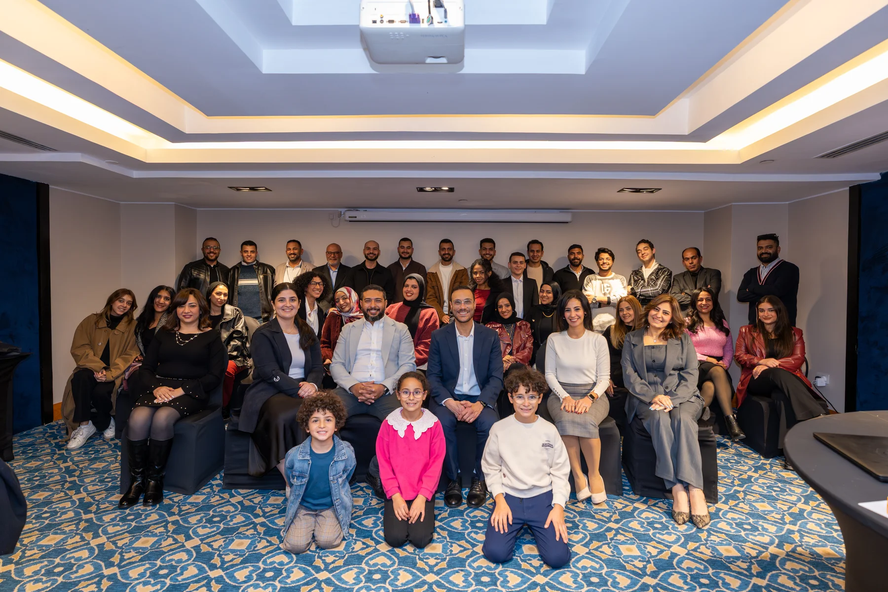 The Xuru Stays team together, including CEO Mina Helmy