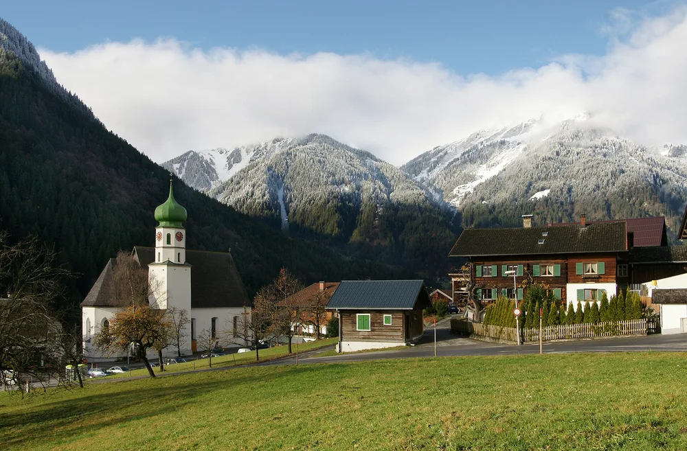 View of Sankt Gallenkirch