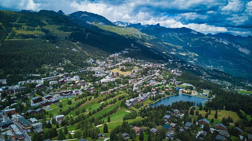 View of Crans-Montana