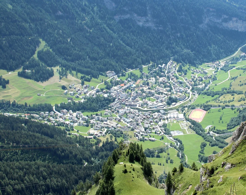 View of Leukerbad