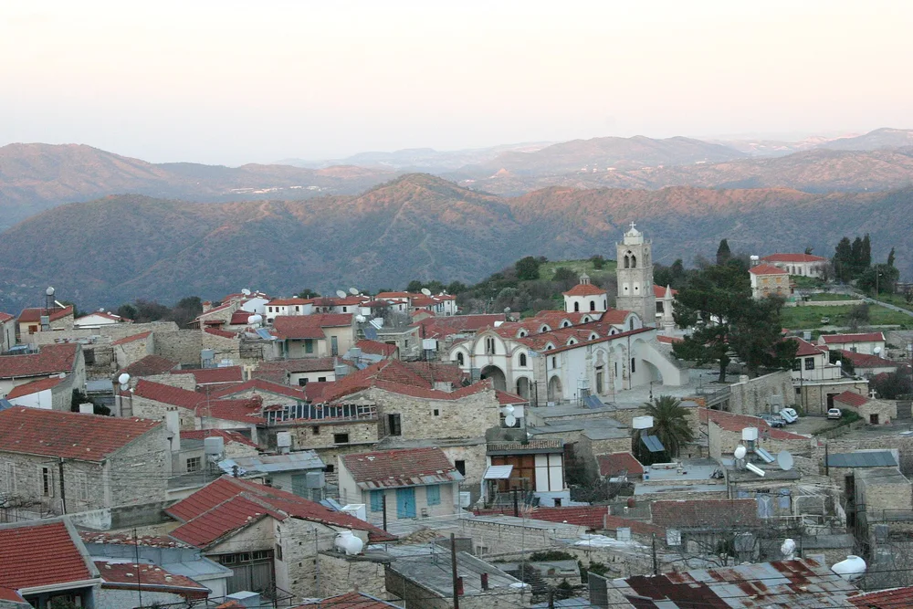 View of Pano Lefkara