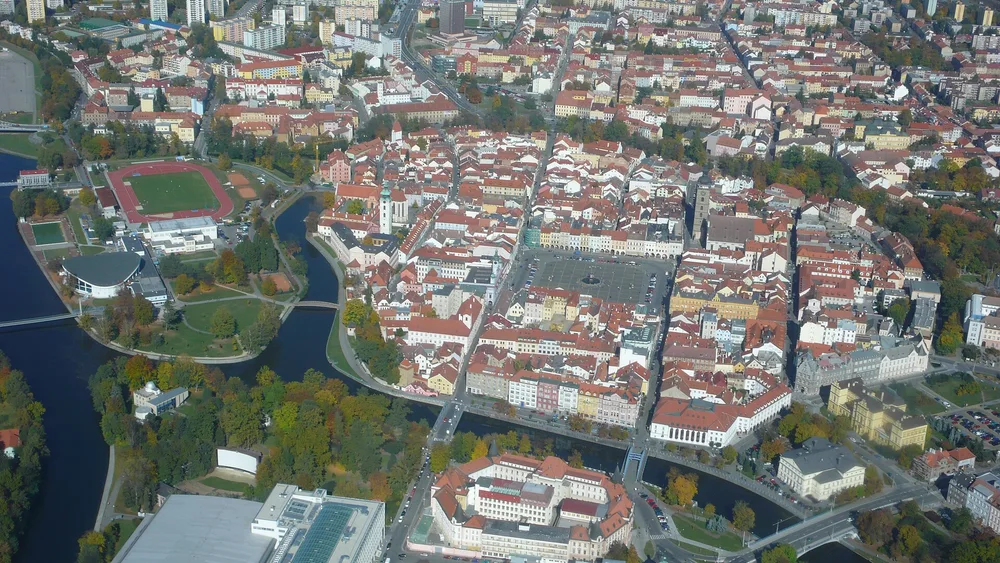 View of České Budějovice