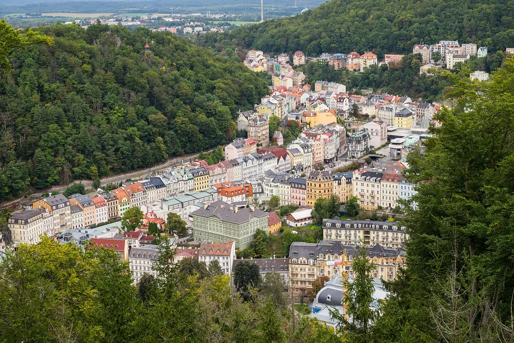 View of Karlovy Vary