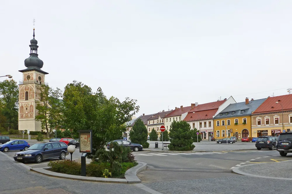 View of Nové Město na Moravě