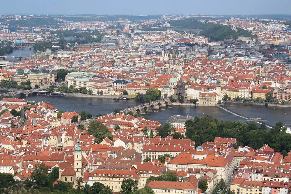View of Prague
