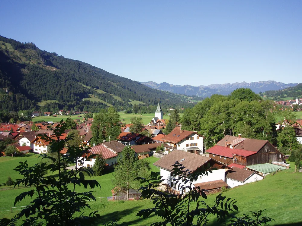 View of Bad Hindelang