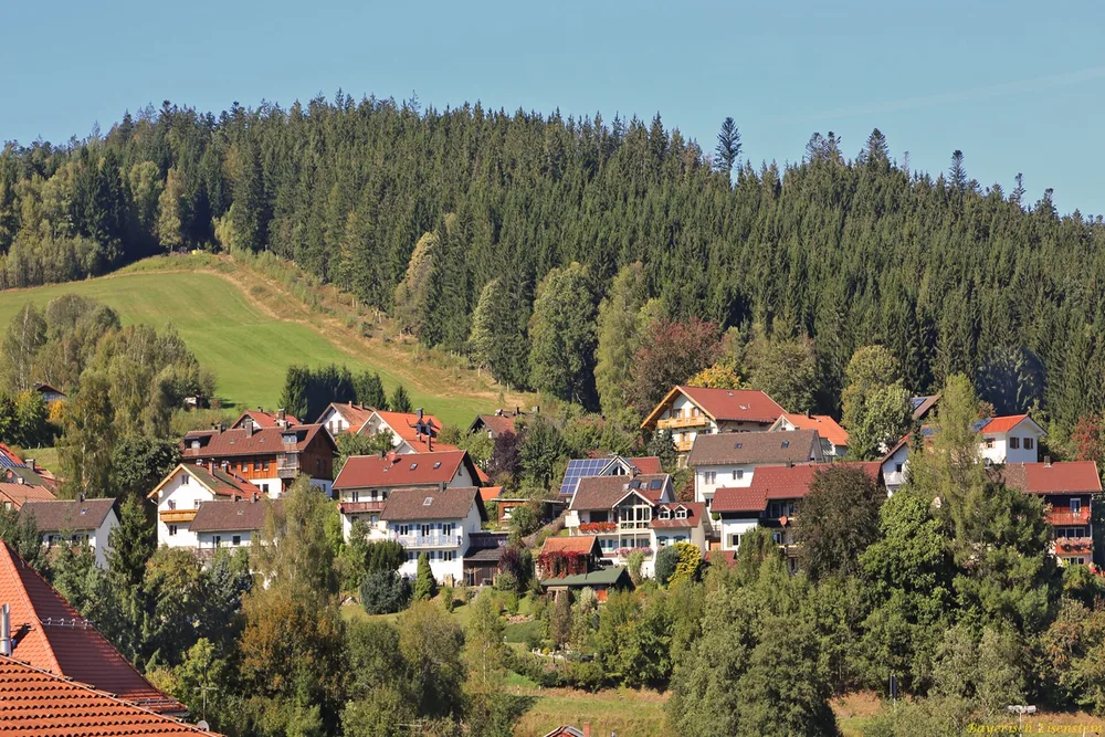 View of Bayerisch Eisenstein