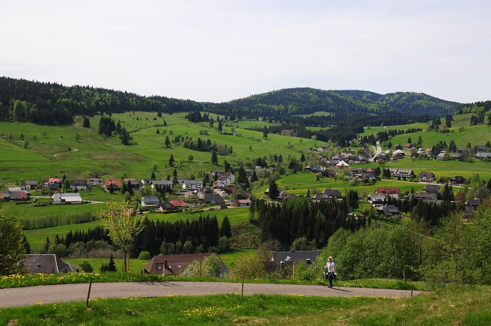 View of Bernau im Schwarzwald