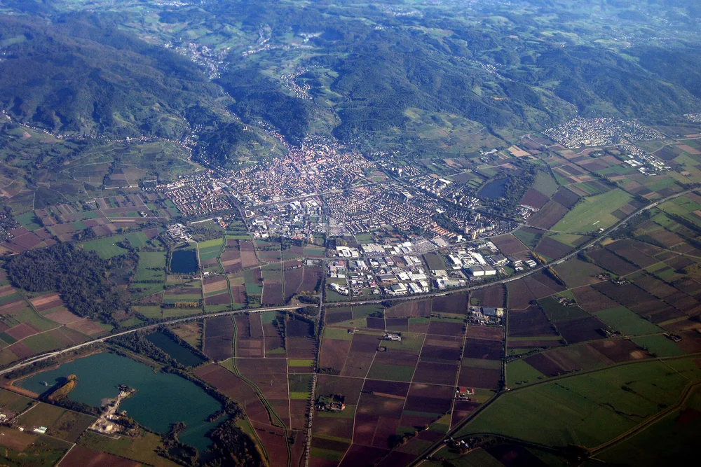 View of Heppenheim an der Bergstrasse