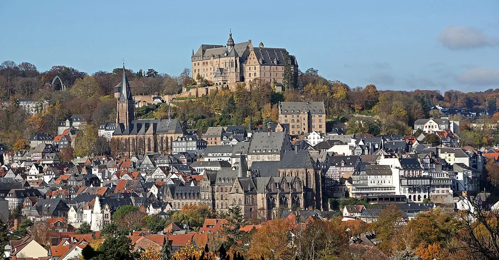 View of Marburg an der Lahn
