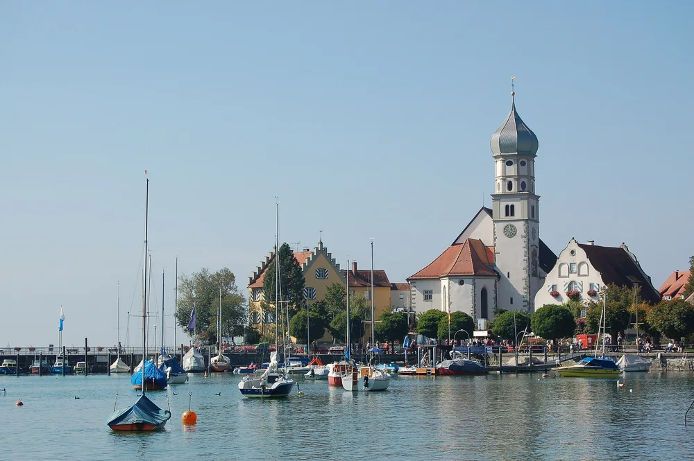 View of Wasserburg am Bodensee