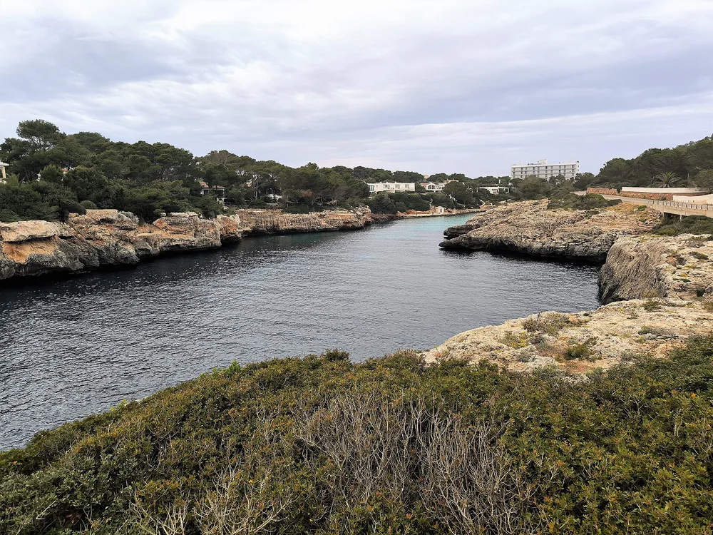 View of Cala en Blanes