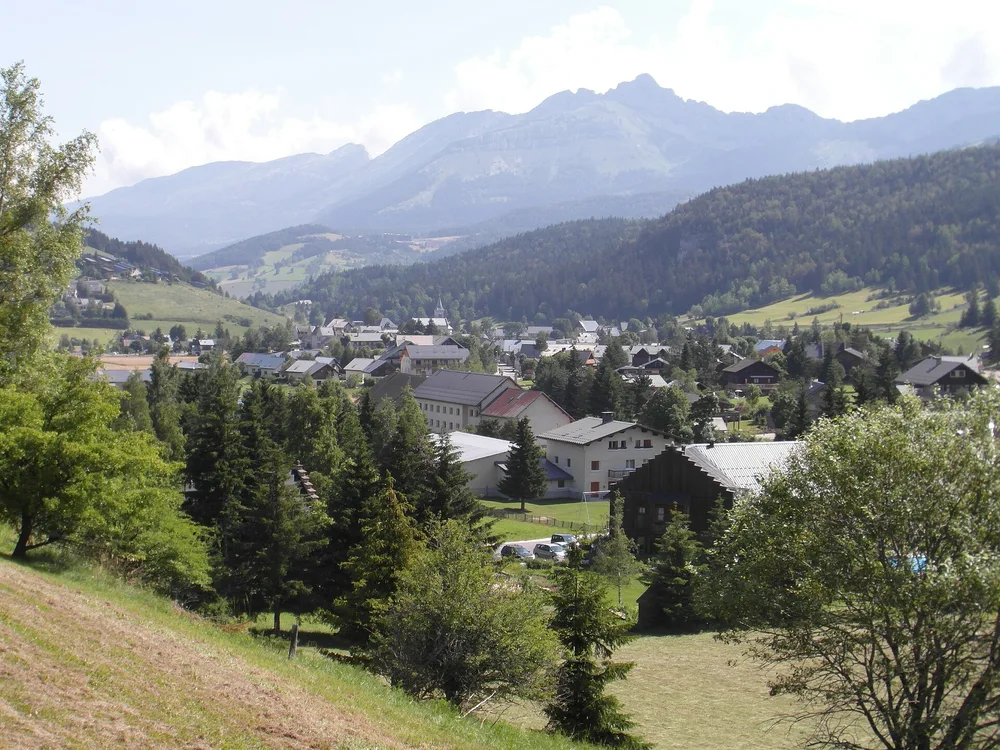 View of Corrençon-En-Vercors