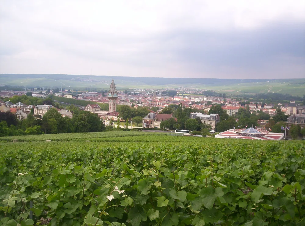 View of Épernay