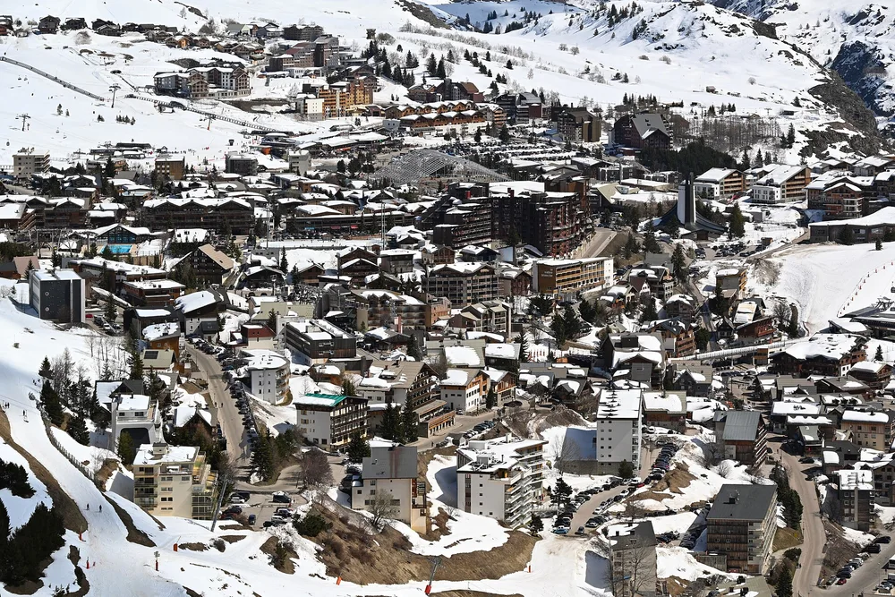 View of L'Alpe-D'Huez