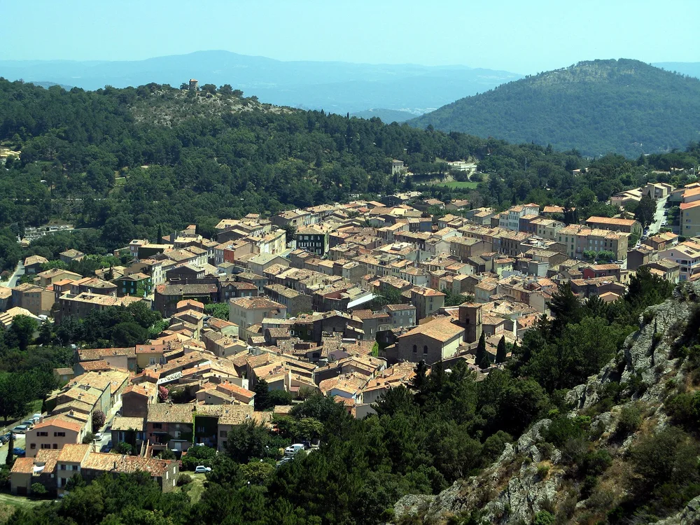 View of La Garde-Freinet