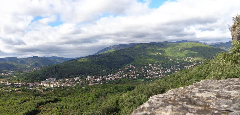 View of Lamalou-Les-Bains