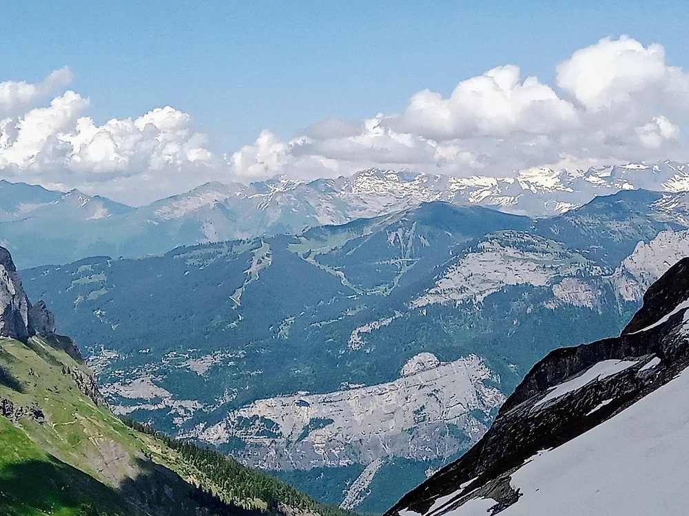 View of Les Carroz D'Araches