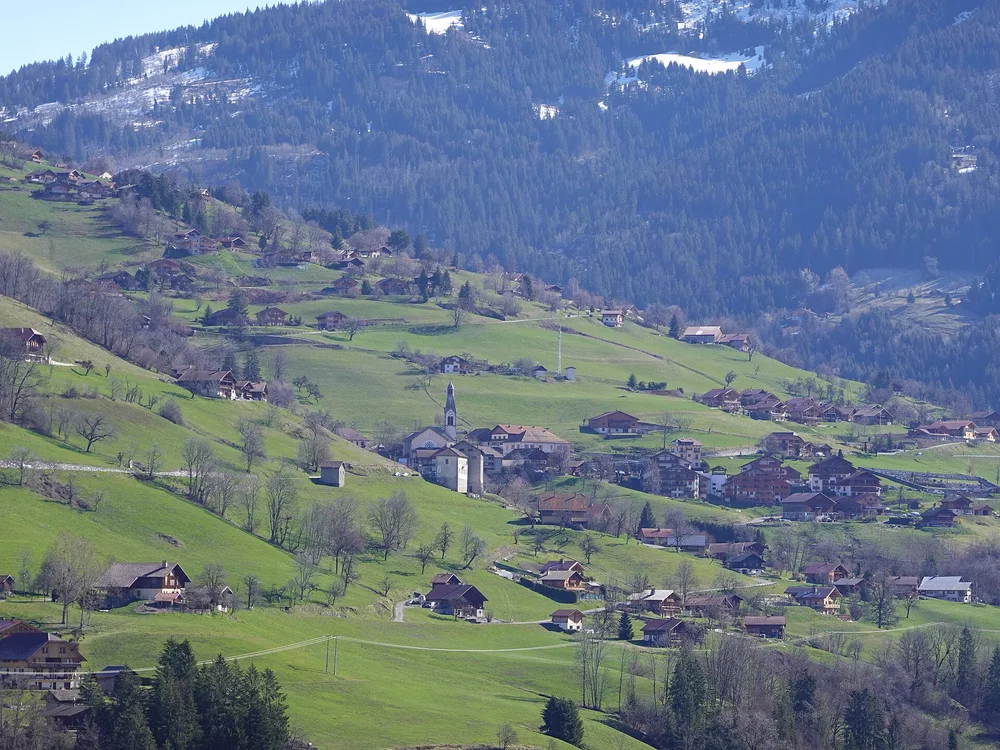 View of Manigod