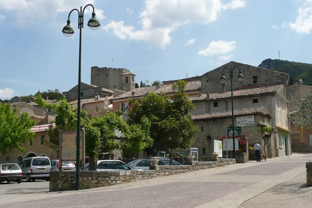 View of Mollans-Sur-Ouvèze