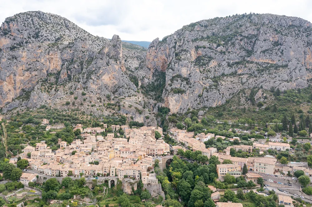 View of Moustiers-Sainte-Marie