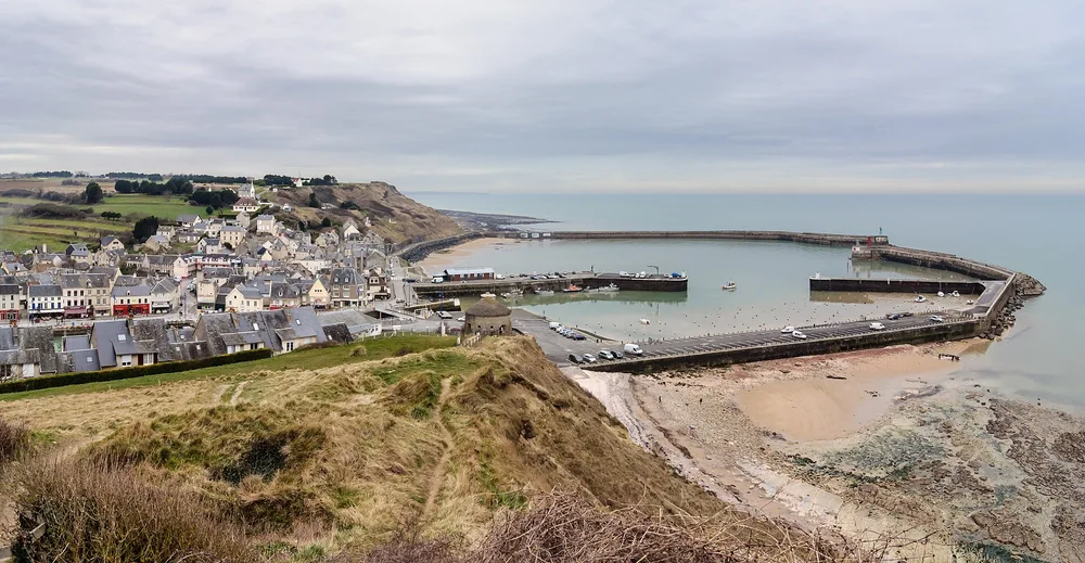 View of Port-En-Bessin-Huppain