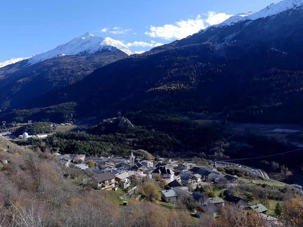 View of Villarodin-Bourget