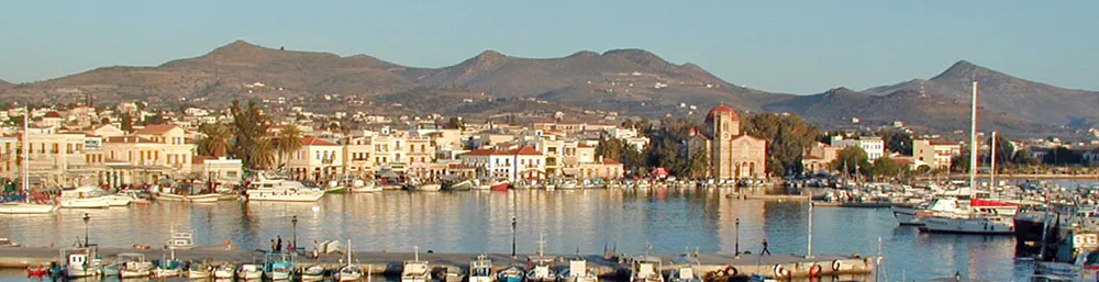 View of Aegina Town