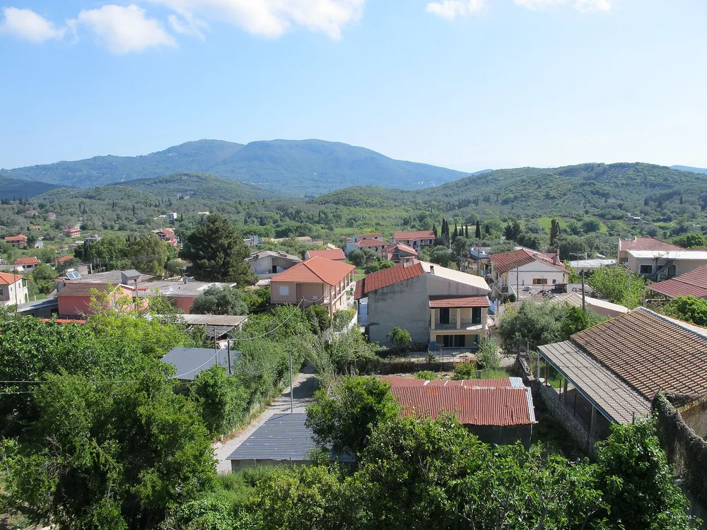 View of Agios Matthaios