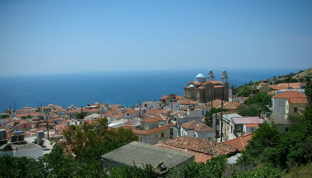 View of Marathokampos