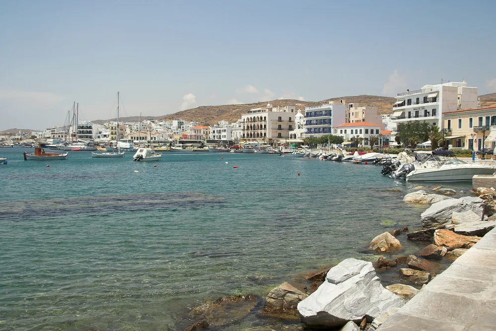 View of Tinos Town