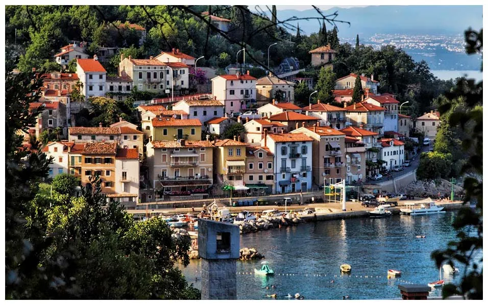 View of Mošćenička Draga