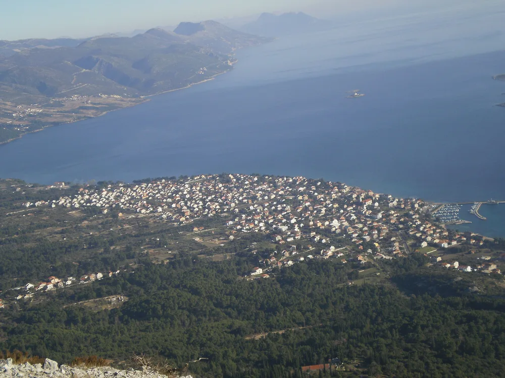 View of Orebić