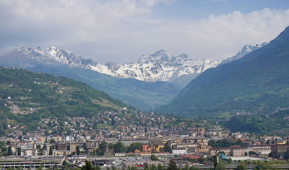 View of Aosta
