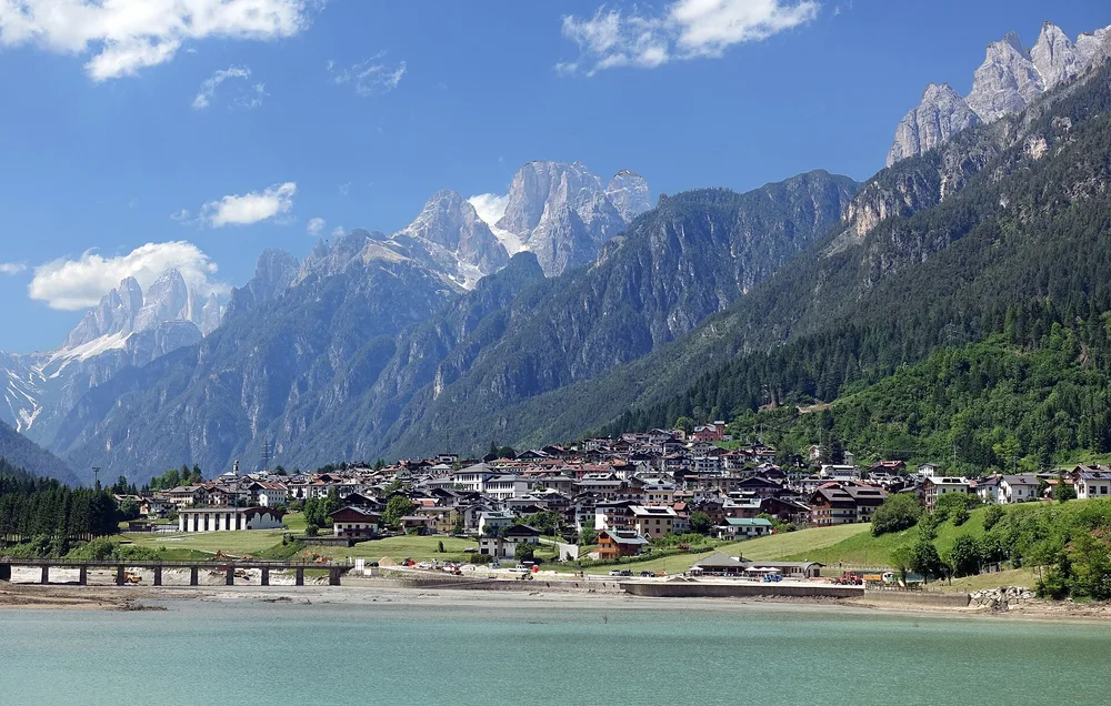 View of Auronzo di Cadore