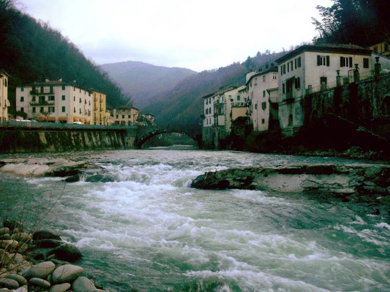 View of Bagni di Lucca