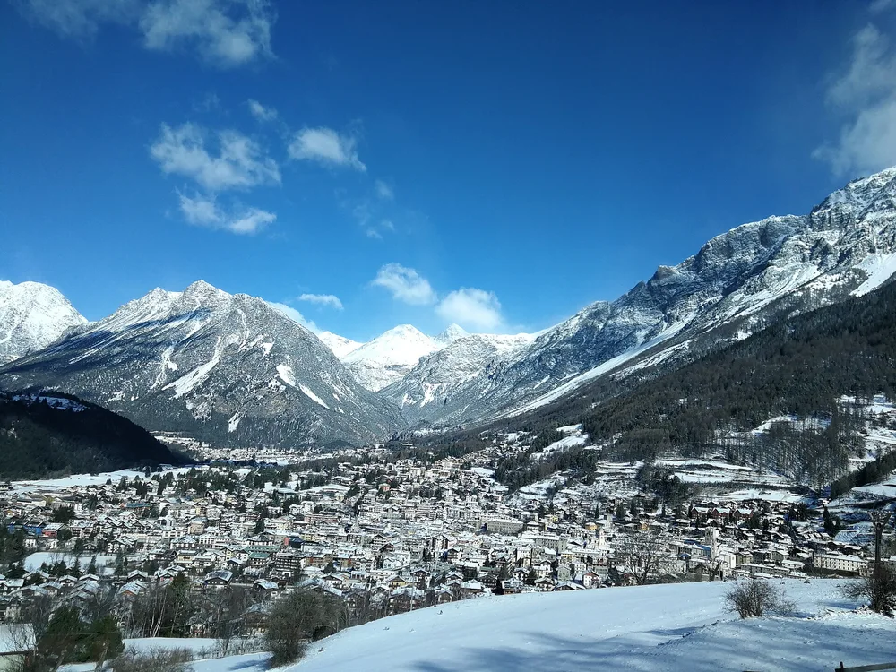 View of Bormio