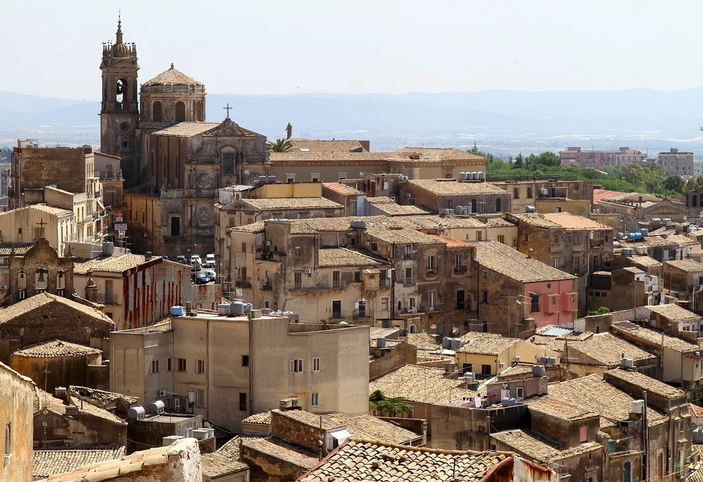 View of Caltagirone