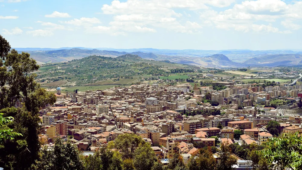 View of Caltanissetta