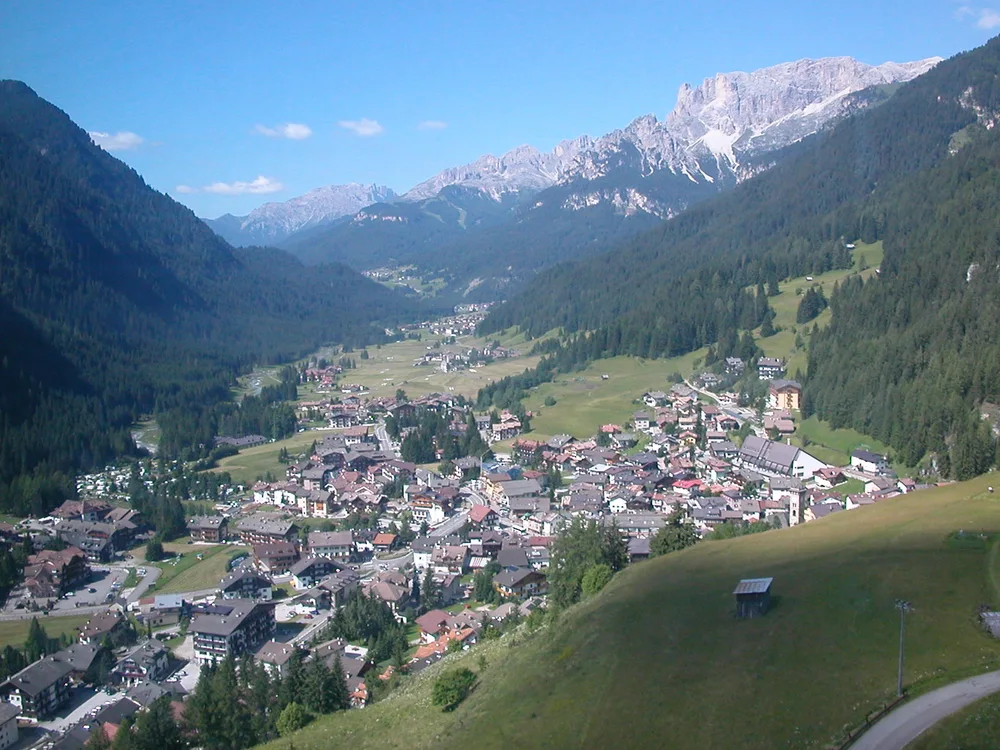 View of Campitello di Fassa