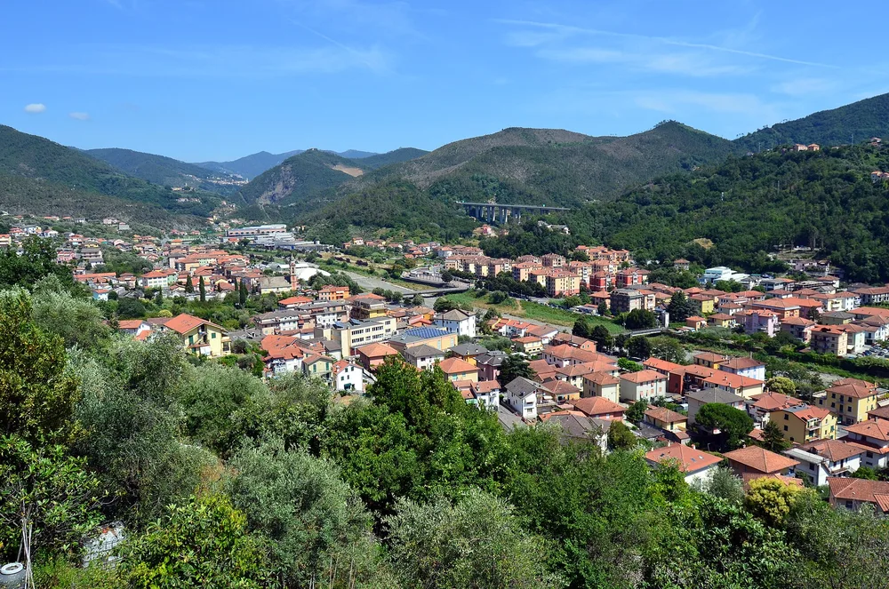 View of Casarza Ligure