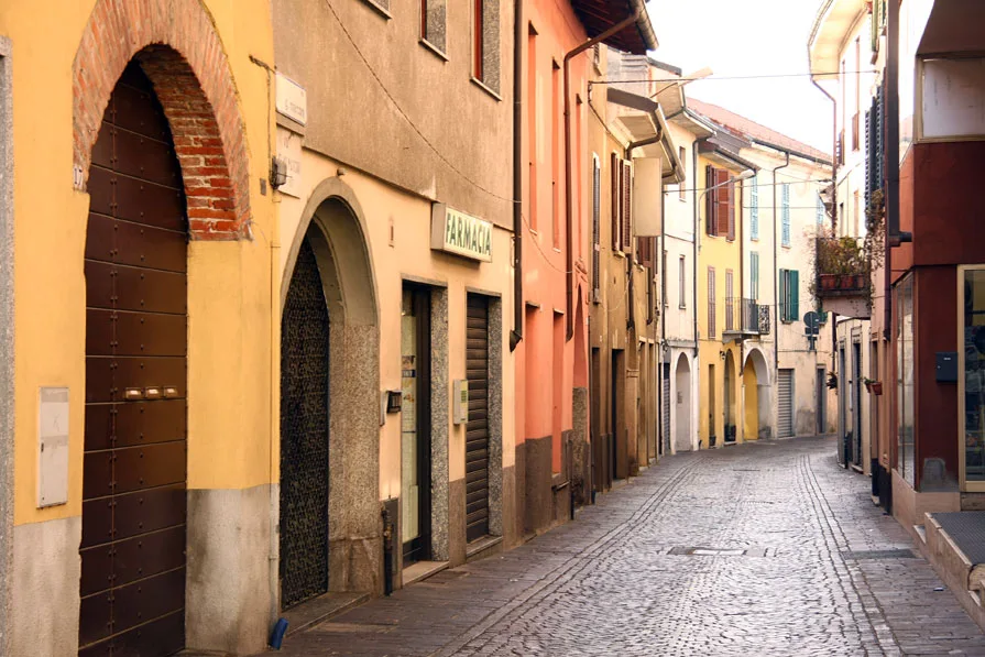 View of Castelletto Sopra Ticino