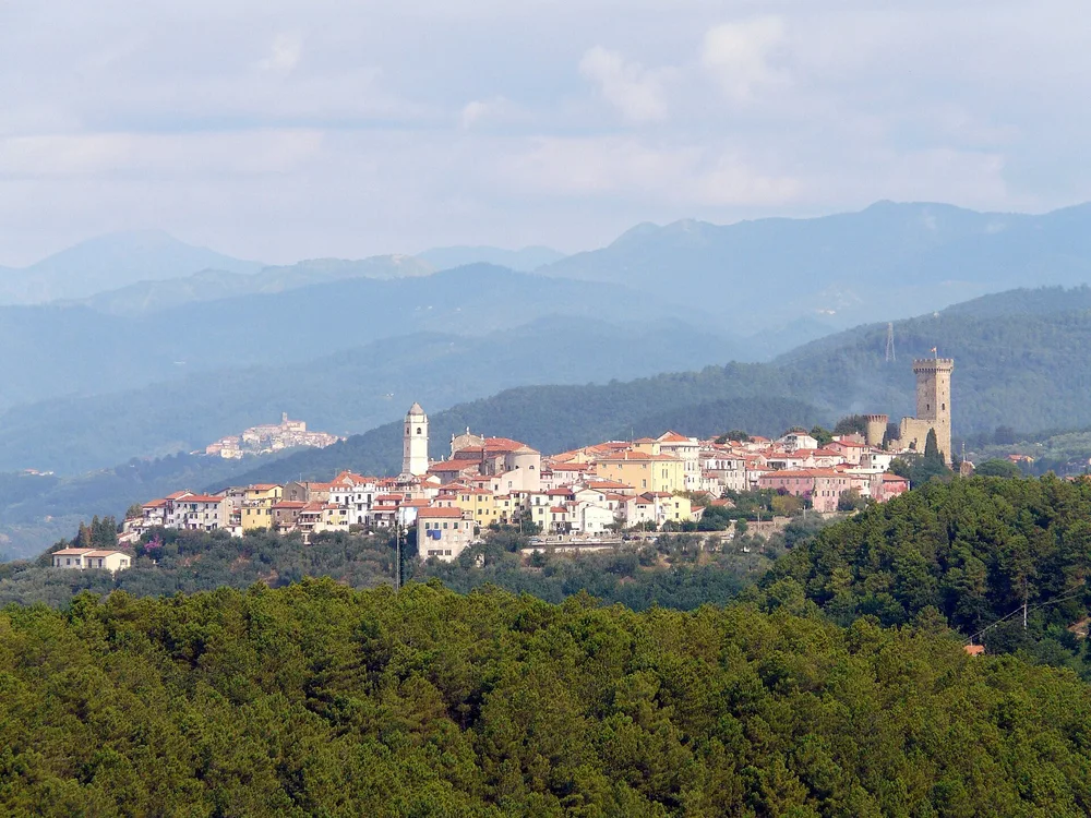 View of Castelnuovo Magra