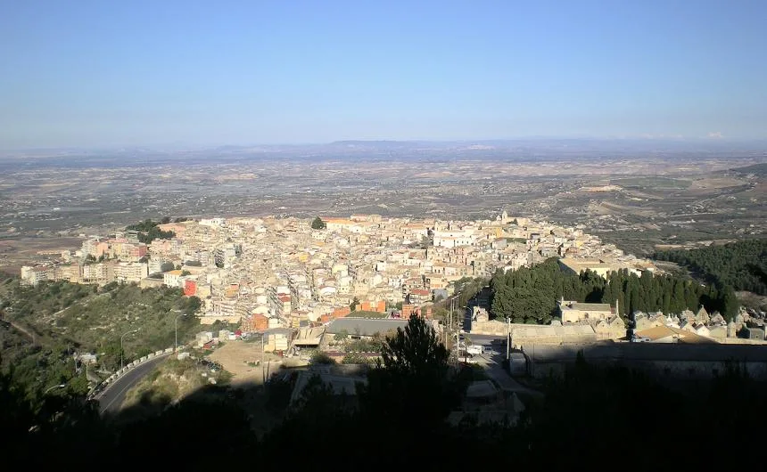 View of Chiaramonte Gulfi