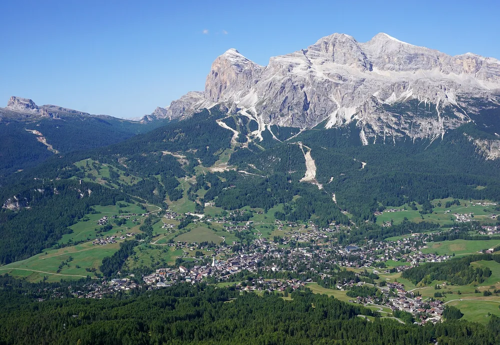 View of Cortina dʼAmpezzo