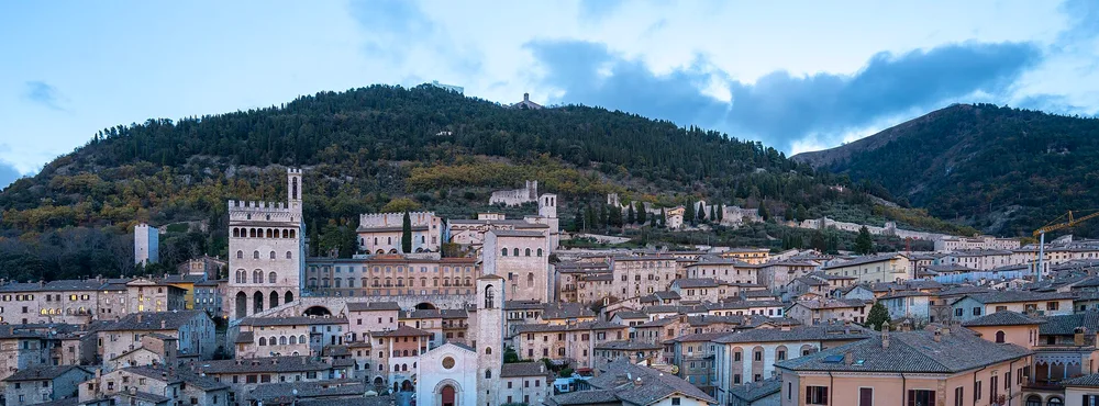 View of Gubbio