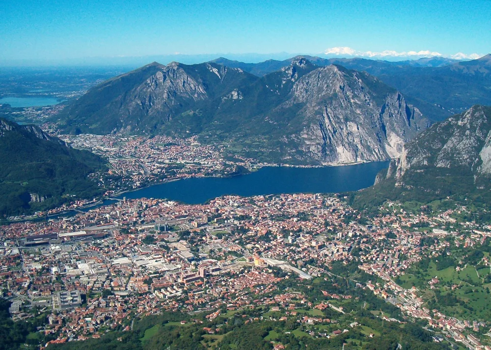 View of Lecco