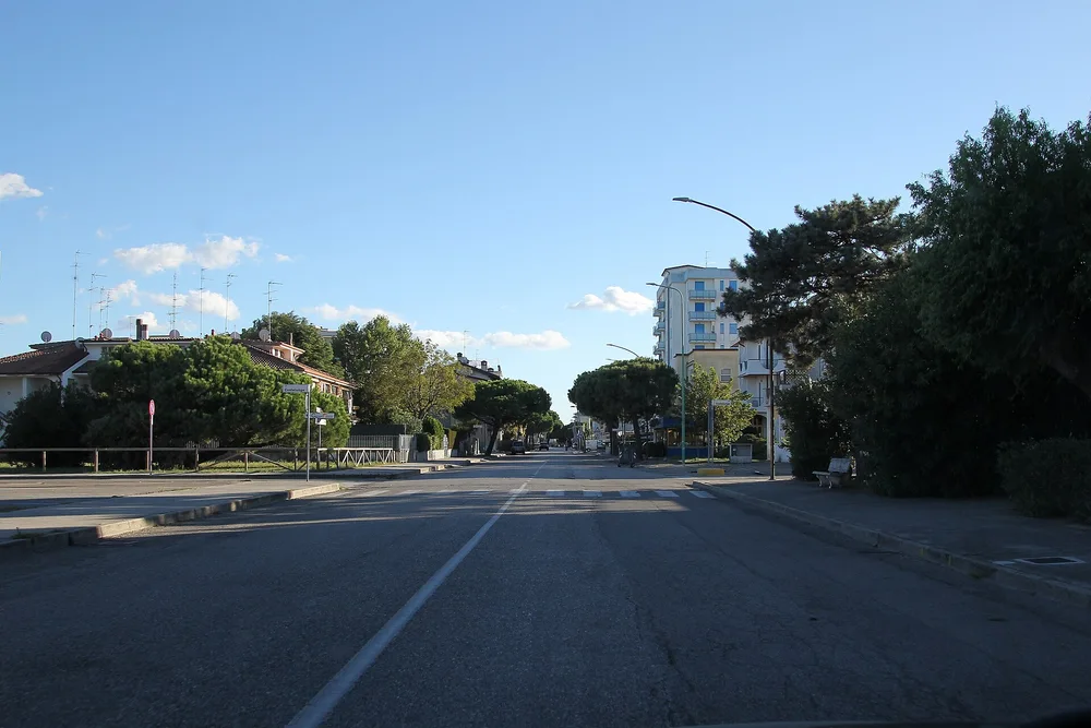 View of Lido di Pomposa