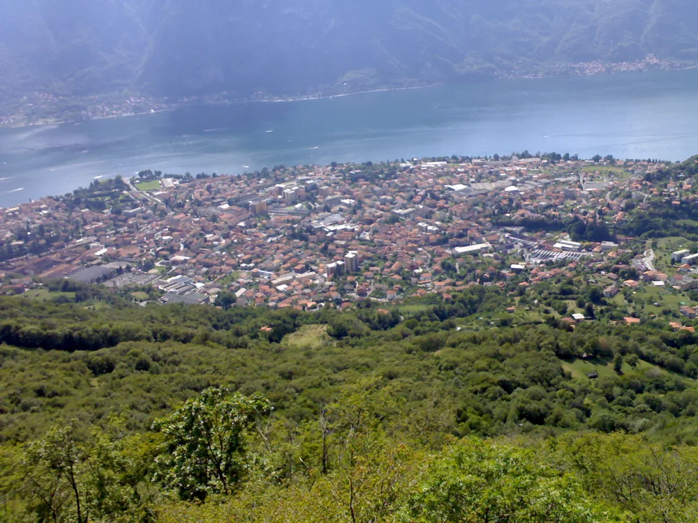 View of Mandello del Lario