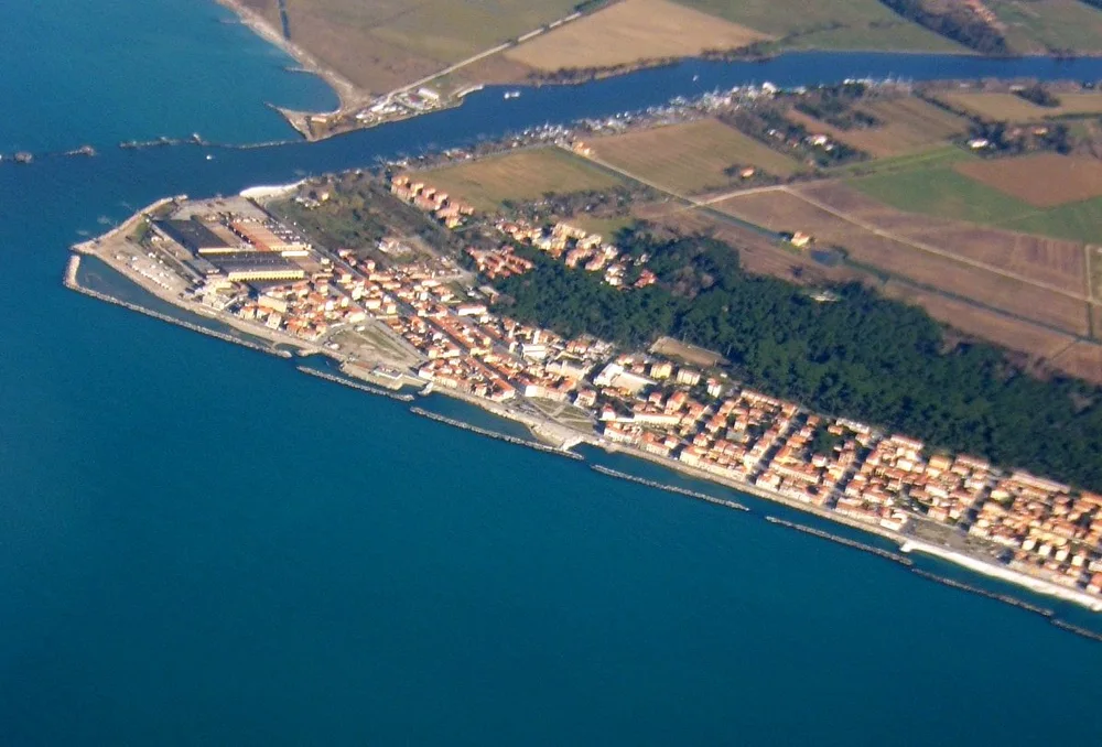 View of Marina di Pisa